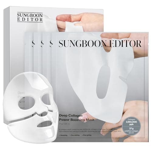 SUNGBOON EDITOR Deep Collagen Overnight Mask Hydrating Mask for Glass Skin, Wrinkle Care, Firming & Pore…