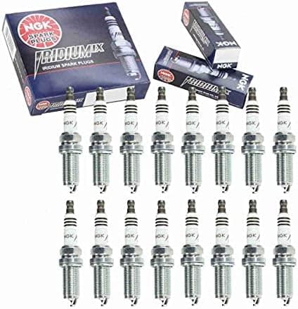 16 pc NGK Iridium IX Spark Plugs compatible with Ram 1500 5.7L V8 2011-2024 HEMI V8 truck