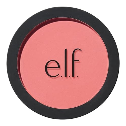 e.l.f. Primer-Infused Matte Blush, Long-Lasting, Lightweight & Buildable Powder Blush, Delivers A Matte…