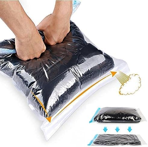 ALMING ALMING Compression Bags - Travel Essentials - 12 Pack Space Saver Bags - No Vacuum Pump Or Air…