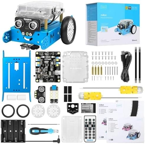 Makeblock mBot Robot Kit, Robotics for Kids Ages 8-12 Learn to Code with Scratch & Arduino, STEM Toys Science…
