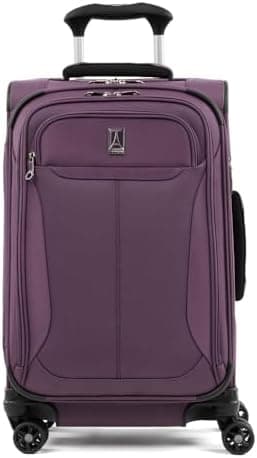 Travelpro Tourlite Softside 21" Expandable Luggage with 4 Spinner Wheels, Lightweight Suitcase, Carry-On…
