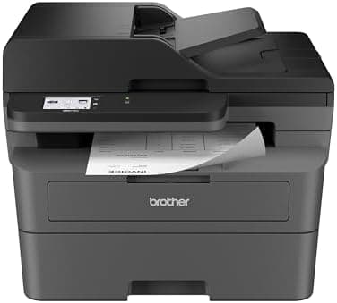 Brother MFC-L2820DW Wireless Compact Monochrome All-in-One Laser Printer with Copy, Scan and Fax, Duplex…