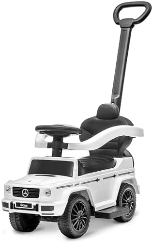 Best Ride On Cars Kids Outdoor Stroller Mercedes G-Wagon for Toddlers 1 to 3 Years Old with Music, Horn…