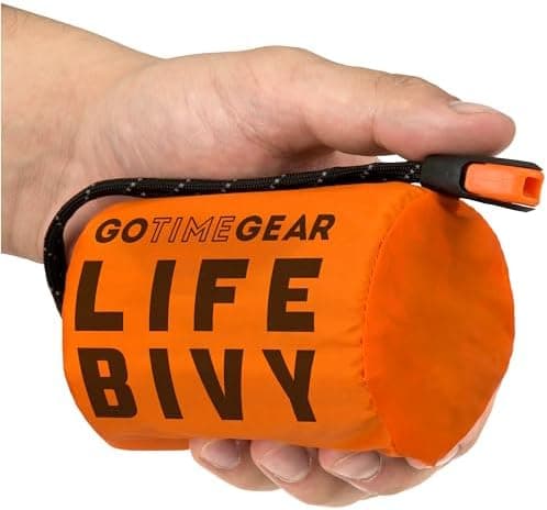 Go Time Gear Life Bivy Emergency Survival Sleeping Bag Thermal Bivy - Use as Emergency Bivy Sack, Survival…