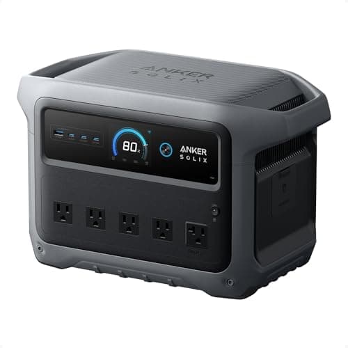 Anker SOLIX C1000 Gen 2 Portable Power Station, 2,000W (Peak 3,000W) Solar Generator, Full Charge in 49 Min, 1,024Wh LiFePO4…