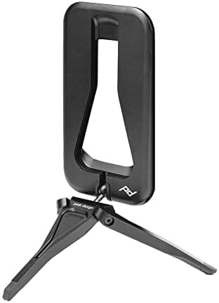 Peak Design Mobile Tripod, Black, Compact Design, Portable and Pocket Friendly, MagSafe Compatible, SlimLink…