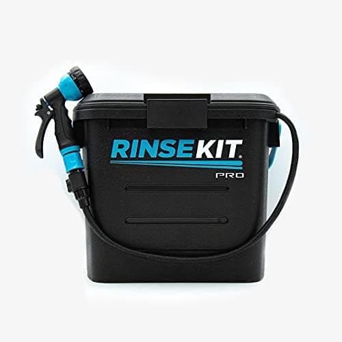RinseKit PRO Portable Shower 3.5 Gal., High Pressure, Battery Powered, 6 Month Battery Life, Heating Options…