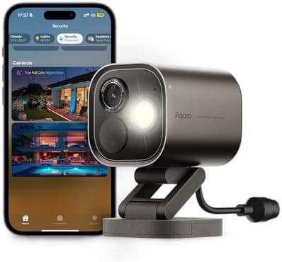 Aqara 4MP Camera Hub G5 Pro PoE, True Color Night Vision Security Camera Outdoor, HomeKit Secure Video…