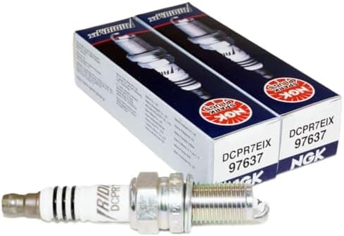NGK Iridium IX DCPR7EIX Spark Plugs Compatible with 1999-2016 Harley Davidson Twin Cam (Pair)