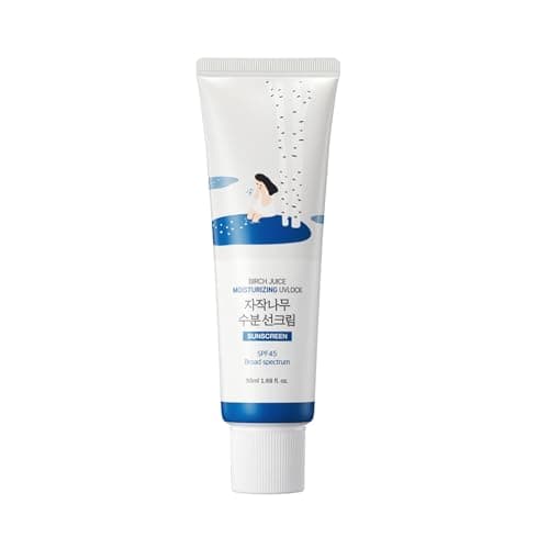 ROUND LAB Birch Juice Moisturizing UV LOCK SPF 45, 1.69 Fl Oz, Hydrating Lotion-like Lightweight Glow…