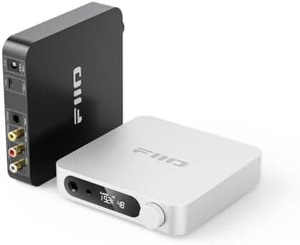 FiiO K11 DAC and Headphone Amplifier for Home Audio or PC, 6.35mm and Balanced 4.4mm, RCA, Coaxial, Optical…