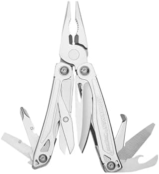 LEATHERMAN, Wingman Multitool with Spring-Action Pliers and Scissors, Stainless Steel