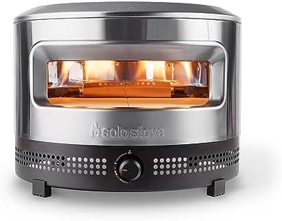 Solo Stove Pi Prime Pizza Oven Outdoor - Gas,Propane - Portable Pizza Oven with Cordierite Stone Cooking Surface - Demi-Dome…