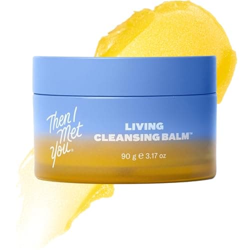 Then I Met You Living Cleansing Balm, Makeup Remover, Cleansing Oil, Face Cleanser, Melts Makeup & Sunscreen…