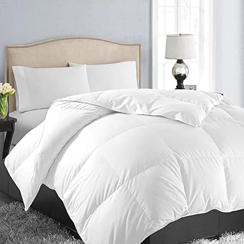 EASELAND Queen Size Down Alternative Comforter - Quilted Duvet Insert for All Seasons, Soft Lightweight with…