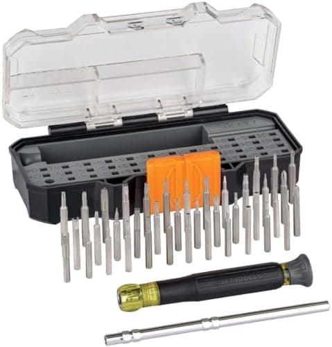 Klein Tools 32717 Precision Screwdriver Set with Case, All-in-One Multi-Function Repair Tool Kit Includes 39…