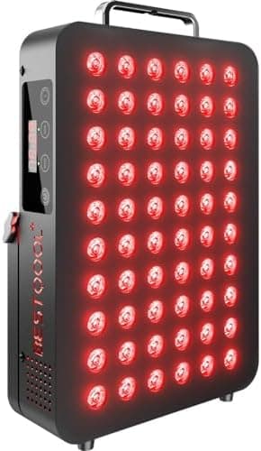BestQool Red Light Therapy, Dual Chip Elite Grade LED Red Infrared Light Panel with Near-Infrared Light 660nm 850nm High Power…