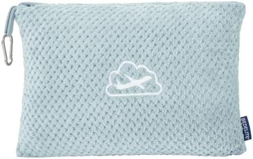 BEDELITE Travel Blanket with Bag, Ultra-Soft Jacquard Fleece Blanket with Luggage Sleeve & Backpack Clip…