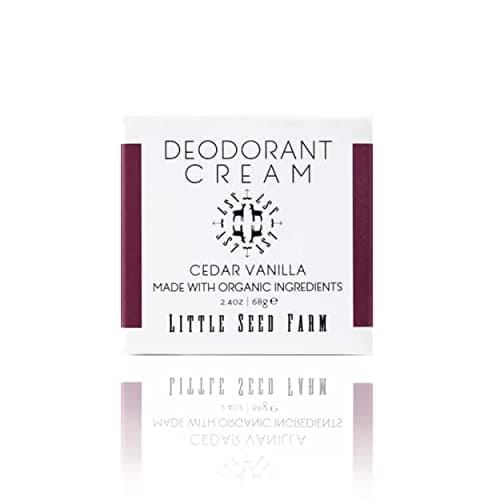 Little Seed Farm All Natural Deodorant Cream - Cedar Vanilla - Aluminum Free Deodorant for Women or Men, Net…