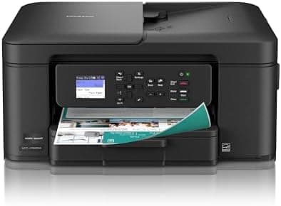 Brother Work Smart 1360 Wireless Color Inkjet All-in-One Printer with Automatic Duplex Printing and 1.8”…