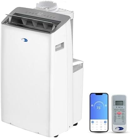 Whynter ARC-1230WN 14,000 BTU (12,000 BTU SACC) NEX Inverter Dual Hose Cooling Portable Air Conditioner…
