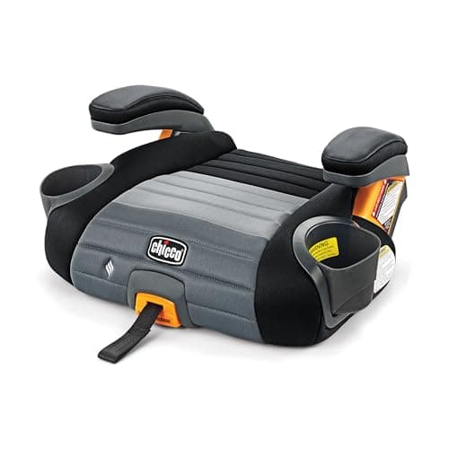 Chicco GoFit ClearTex Plus Backless Booster Car Seat, Latch Attachment, Quick-Release Latch Removal, Portable…