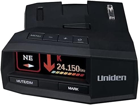 UNIDEN R8 Extreme Long-Range Radar/Laser Detector, Dual-Antennas Front & Rear Detection w/Directional Arrows…