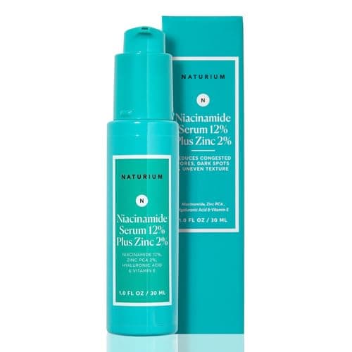 Naturium Niacinamide Face Serum 12% Plus Zinc 2%, Anti-Aging, Pore Minimizer & Dark Spot Corrector with…