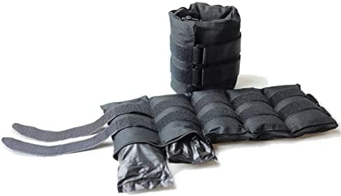 CAP Barbell Adjustable Ankle Weights |10-20lb Pair | Black