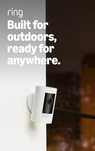 Ring Outdoor Cam (Stick Up Cam), Weather-resistant home or business security camera, outdoor ready, Live…
