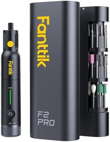 Fanttik F2 PRO Cordless Rotary Tool Kit Strong Magnetic Motor, Revostor Hub, 5 Variable Speed, 25000 RPM, 55…
