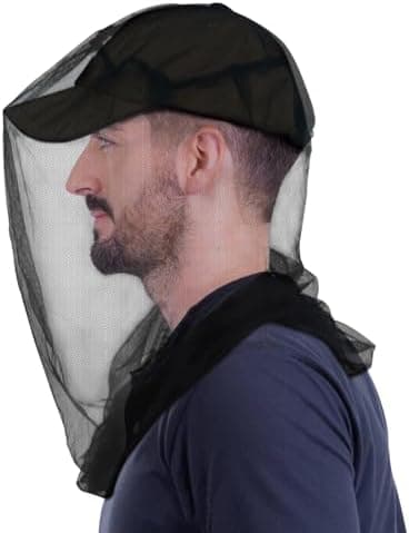 South to East Premium Mosquito Head Net for Insect, 2 Pack, Fly & Bug Protection | Ultra Large & Long, Extra…