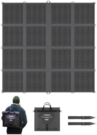 Renogy 400W Portable Solar Panel Blanket, 25% High Efficiency N-Type Foldable Solar Panel Charger for Power…