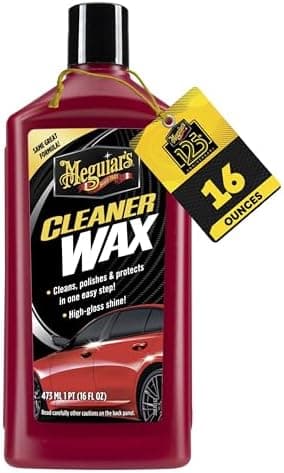 Meguiar’s Cleaner Wax, Liquid Car Wax For Diy Drivers & Detailers—Cleans, Polishes And Protects; Use On…
