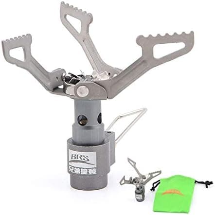 BRS Outdoor BRS-3000T Ultra-Light Titanium Alloy Miniature Portable Picnic Camping Gas Cooking Stove Portable…