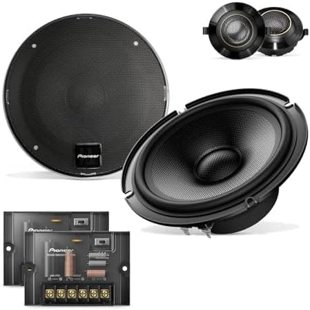 Pioneer Z-Series TS-Z65CH 6.5” 2-Way Speakers (Pair) – 330W Max, Crisp Highs + Clear Vocals, Audiophile…