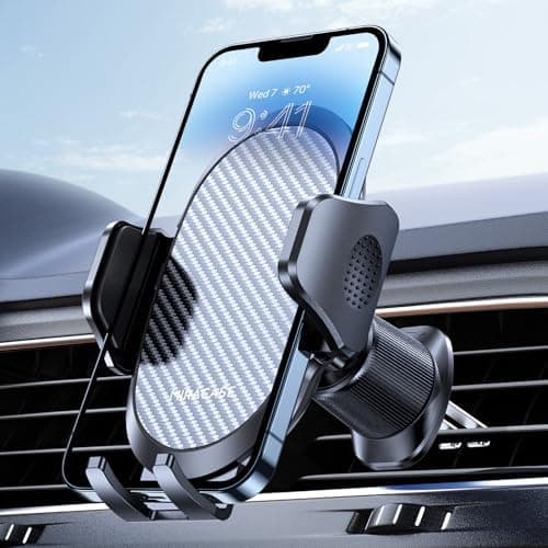 Miracase Phone Holders for Your Car with Metal Hook Clip, Air Vent Cell Phone Stand Car Mount, Universal…