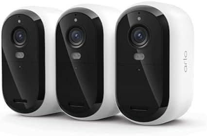 Arlo Essential Security Camera Wireless Outdoor 2K (3rd Gen, 2025 Release) - Battery Power, Person…