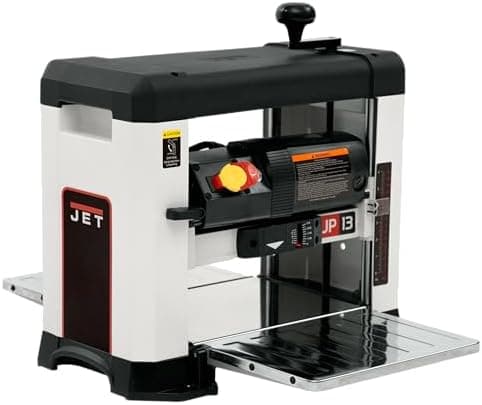 JET 13-Inch Benchtop Thickness Planer for Woodworking, Helical Style Cutterhead with 2-Speed (18 FPM / 26…