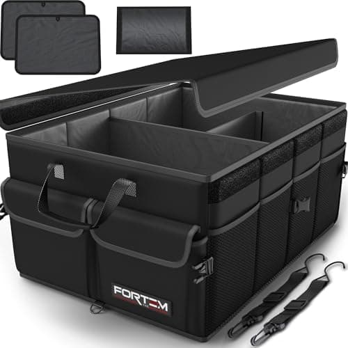 FORTEM Trunk Organizer For SUV Car Trunk Organizer, Foldable Storage, Car Accessories for Women Men…