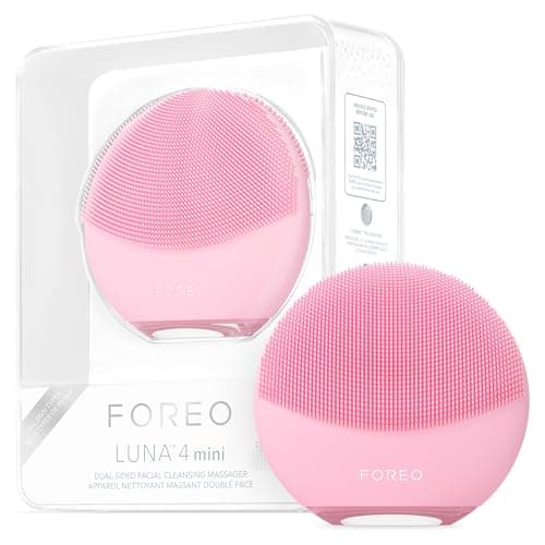 FOREO LUNA 4 mini Face Cleansing Brush & Face Massager - Premium Face Care - Enhances Absorption of Facial…