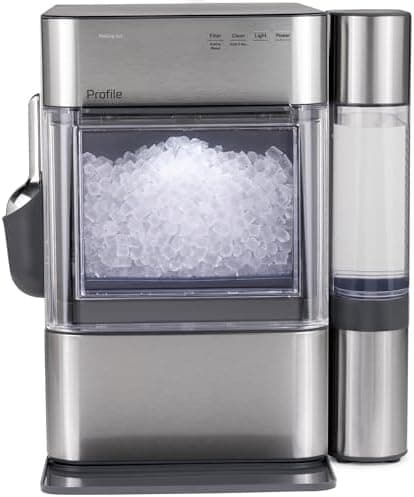 GE Profile Opal 2.0 Ultra Nugget Ice Maker with .75 Gallon Side Tank and Scale Inhibiting Filter, Scoop Included, 38 lbs in 24…