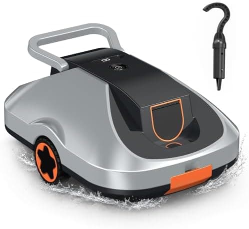 C1 Robotic Pool Cleaner, Cordless Pool Vacuum for Above Ground & Inground Pools, 200mins Runtime Automatic…