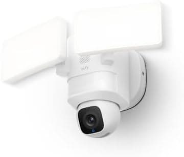 eufy Security Floodlight Camera E30, Security Camera Outdoor, 360° Pan and Tilt, AI Detection and Tracking…