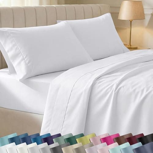 California Design Den Soft 100% Cotton Queen Sheet Set, 400 Thread Count Good Housekeeping Award Winner…