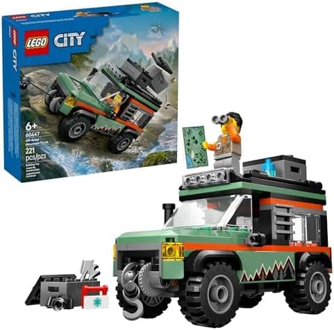 LEGO City Off-Road 4x4 Mountain Truck Toy - Building Toy Set for Kids, Boys and Girls, Ages 6+ - Fun Gift…