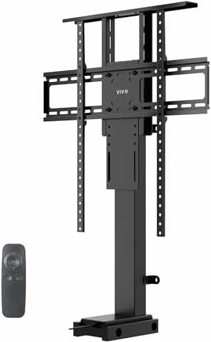 VIVO Motorized TV Stand for 32 to 65 inch Screens, Vertical Lift Television Stand with Remote Control…