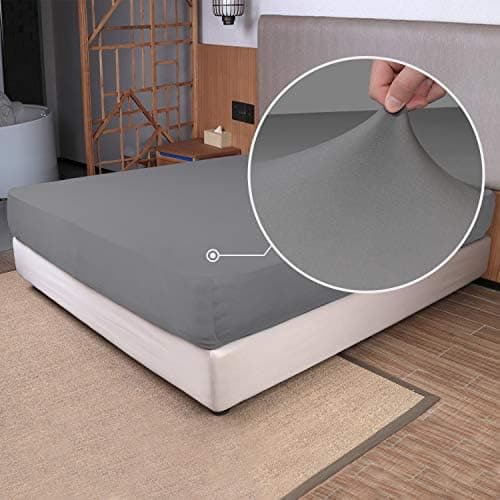 StretchSnug Full/Full XL Size Fitted Sheet Only - 4-Way Stretchy, Snug Fit, Wrinkle Free & Stay in Place, No…