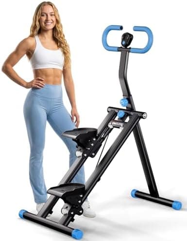 Stair Stepper for Home, Folding Stair Climber with LCD Monitor, Quiet Cardio Machine for Full Body Workout &…